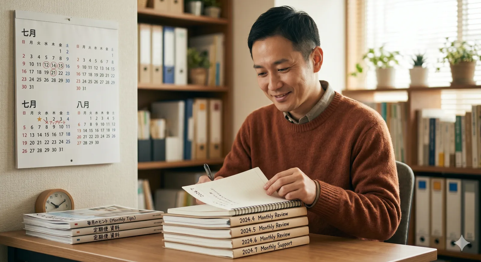 月次で最新の活用方法をお届けするイメージ